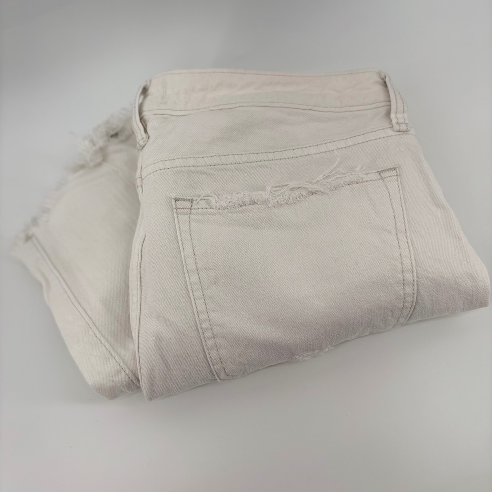 Abercrombie & Fitch Ames LowRise Slim Boyfriend ButtonFly Jeans 29 8R Distressed